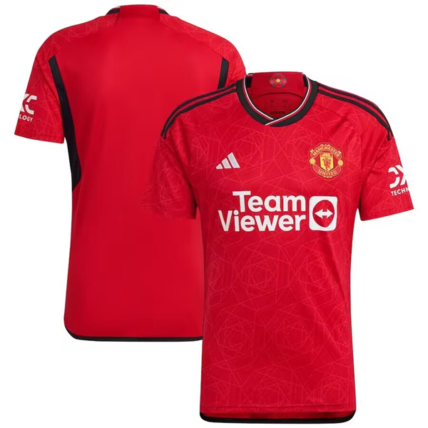 Men's Manchester United 2023/24 Red Home Soccer Jersey